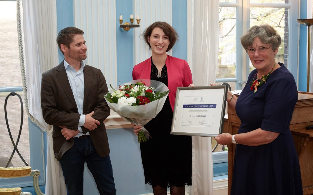 Nationale Postdocprijs voor Hayley Mickleburgh